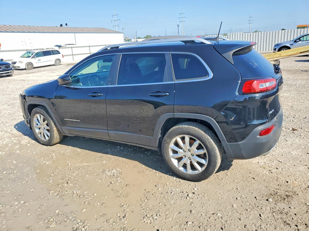 2017 Jeep Cherokee Limited Черный vin: 1C4PJMDS6HW615613