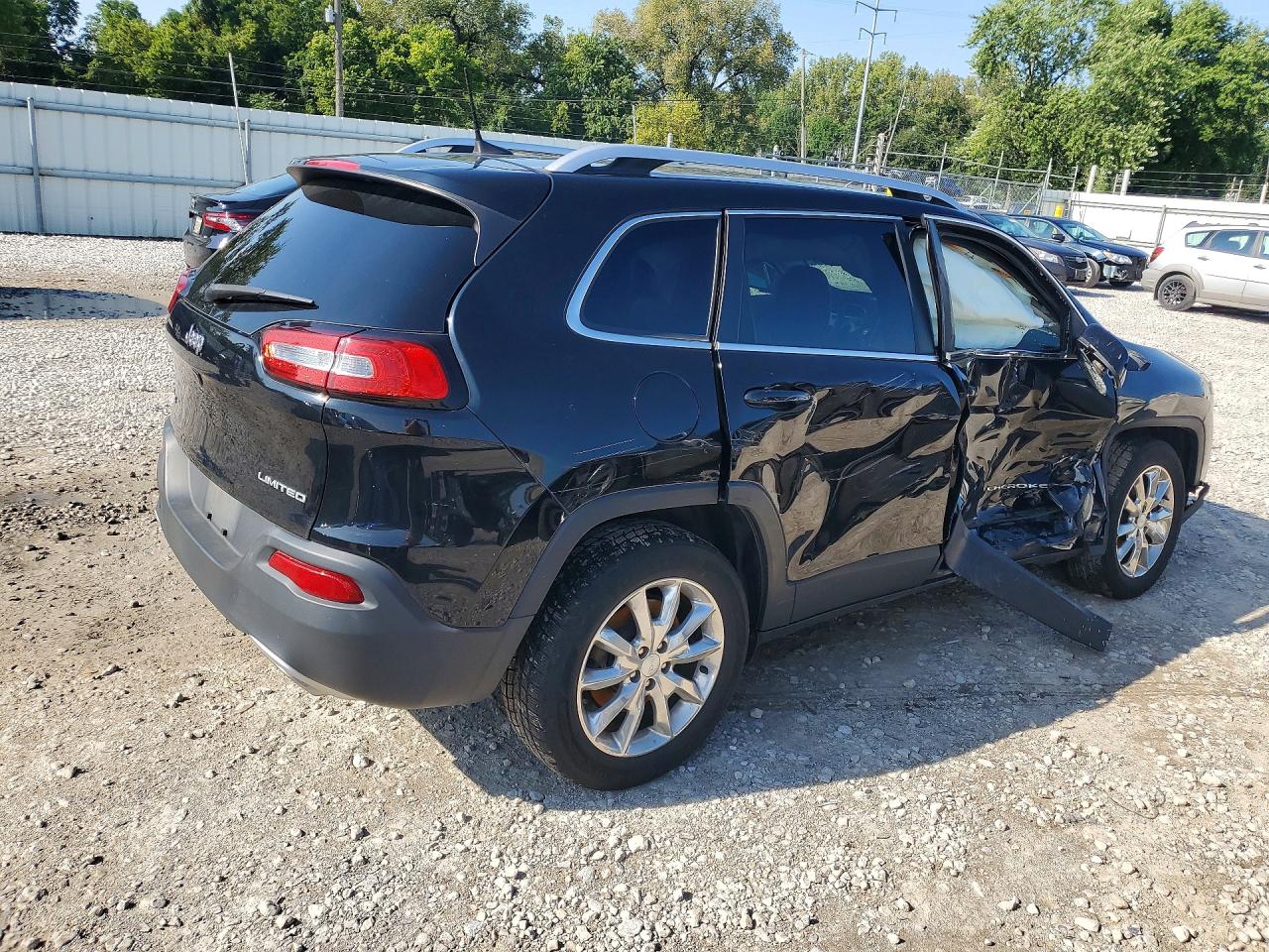 2017 Jeep Cherokee Limited Черный vin: 1C4PJMDS6HW615613