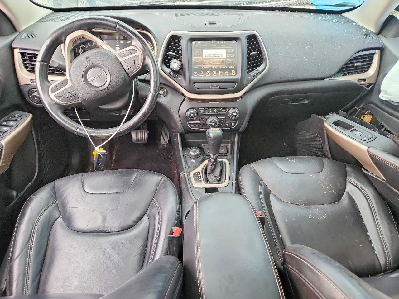 2017 Jeep Cherokee Limited Черный vin: 1C4PJMDS6HW615613