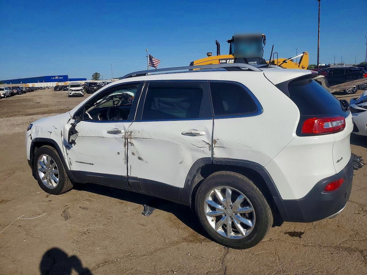 2017 Jeep Cherokee Limited White vin: 1C4PJMDS6HW631262