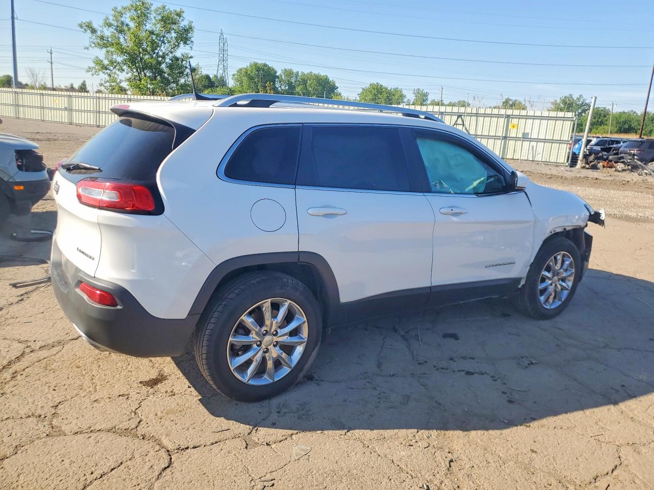 2017 Jeep Cherokee Limited White vin: 1C4PJMDS6HW631262