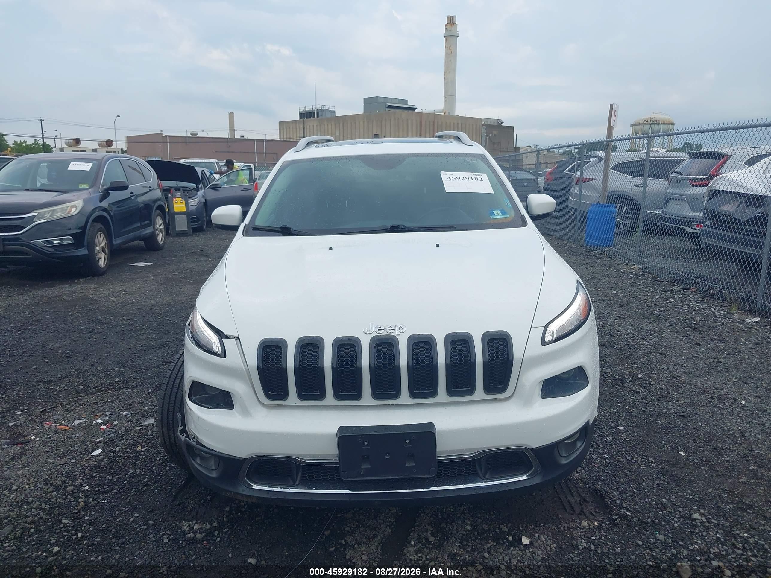 2014 Jeep Cherokee Limited White vin: 1C4PJMDS7EW167765