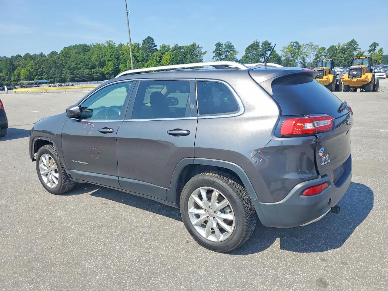 2014 Jeep Cherokee Limited Gray vin: 1C4PJMDS7EW215247