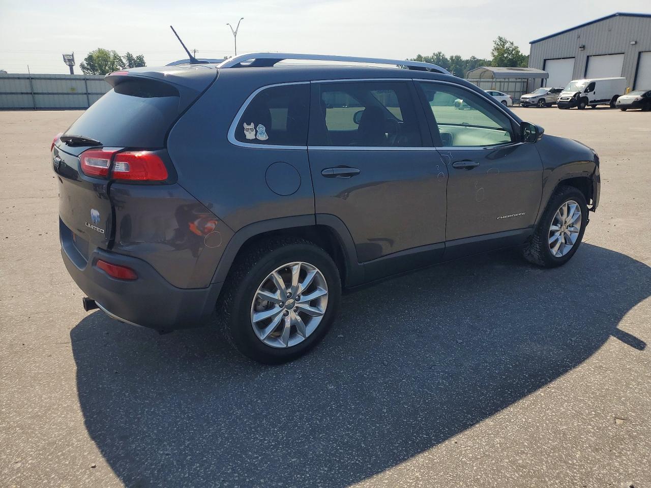 2014 Jeep Cherokee Limited Gray vin: 1C4PJMDS7EW215247