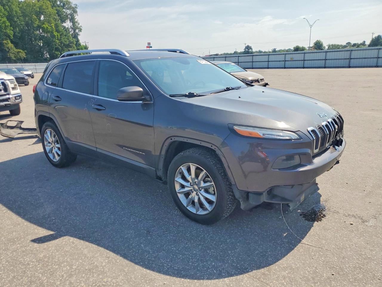 2014 Jeep Cherokee Limited Gray vin: 1C4PJMDS7EW215247