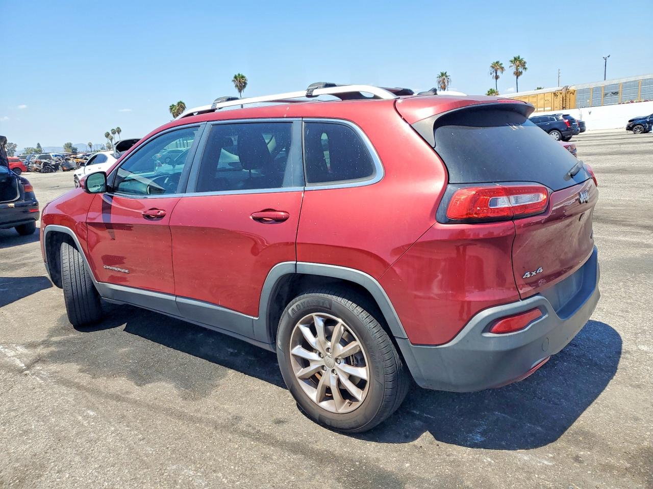 2014 Jeep Cherokee Limited Maroon vin: 1C4PJMDS7EW296802