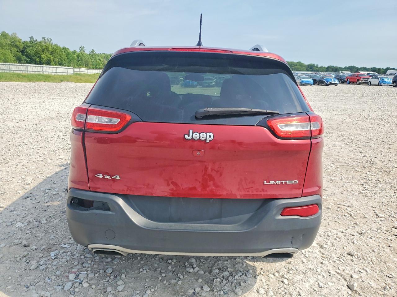 2015 Jeep Cherokee Limited Burgundy vin: 1C4PJMDS7FW509569
