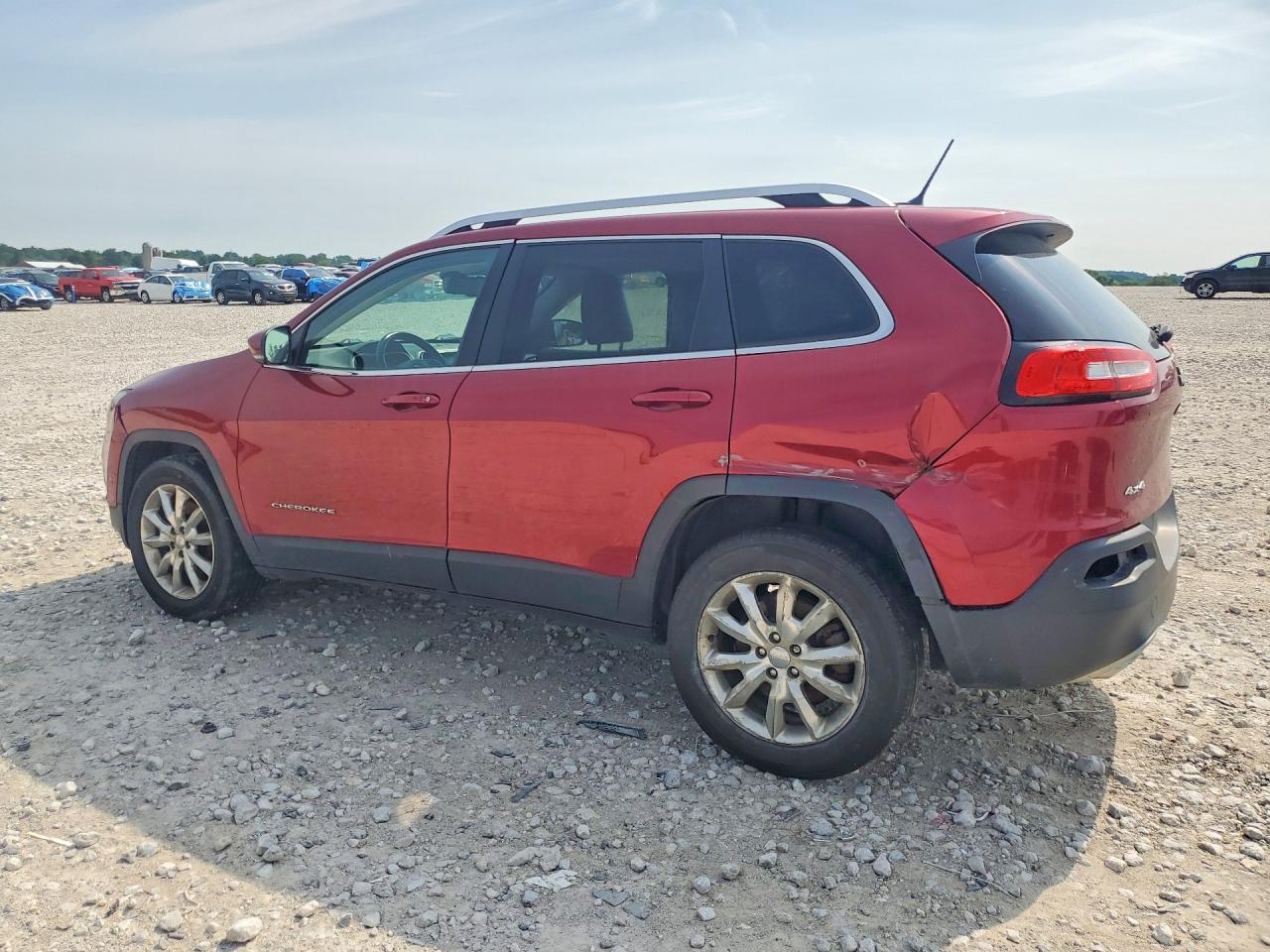 2015 Jeep Cherokee Limited Burgundy vin: 1C4PJMDS7FW509569