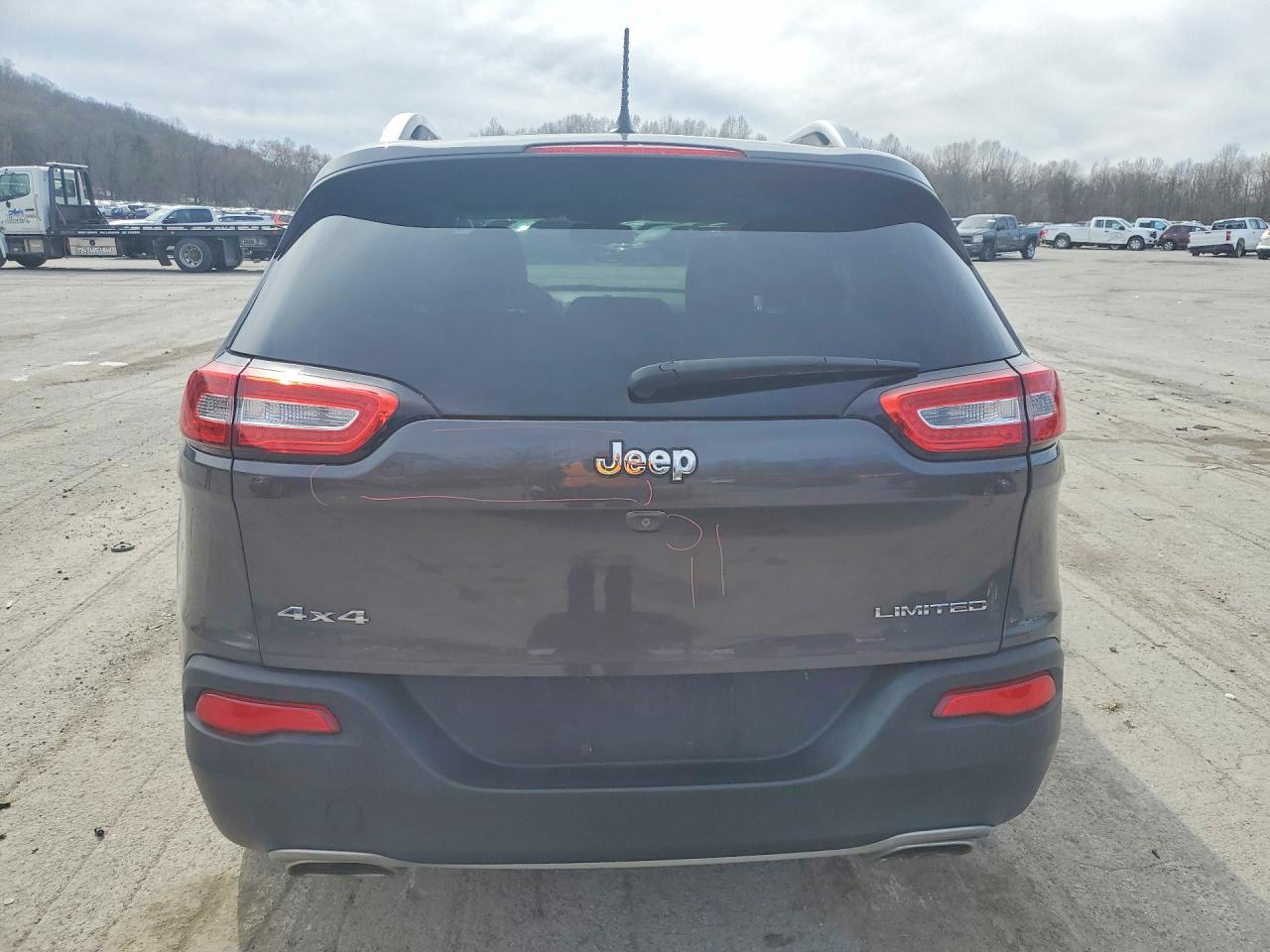 2015 Jeep Cherokee Limited Gray vin: 1C4PJMDS7FW520927
