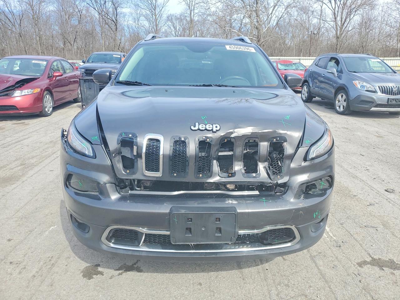 2015 Jeep Cherokee Limited Gray vin: 1C4PJMDS7FW520927