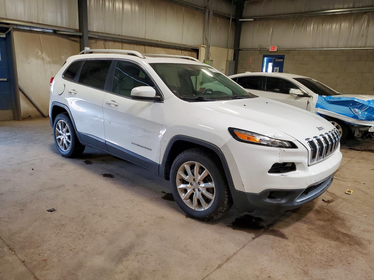 2015 Jeep Cherokee Limited Белый vin: 1C4PJMDS7FW551675