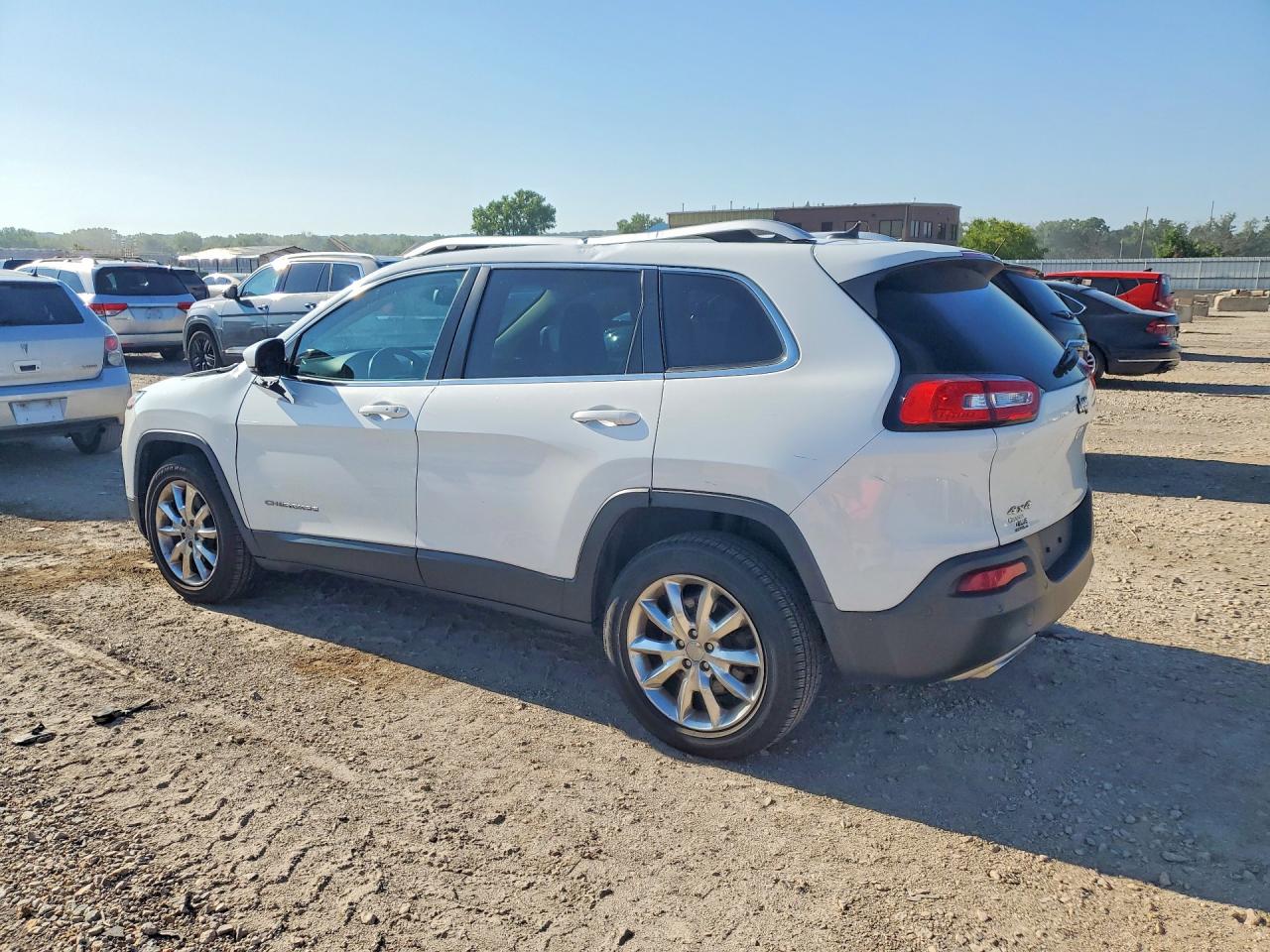 2015 Jeep Cherokee Limited White vin: 1C4PJMDS7FW599581