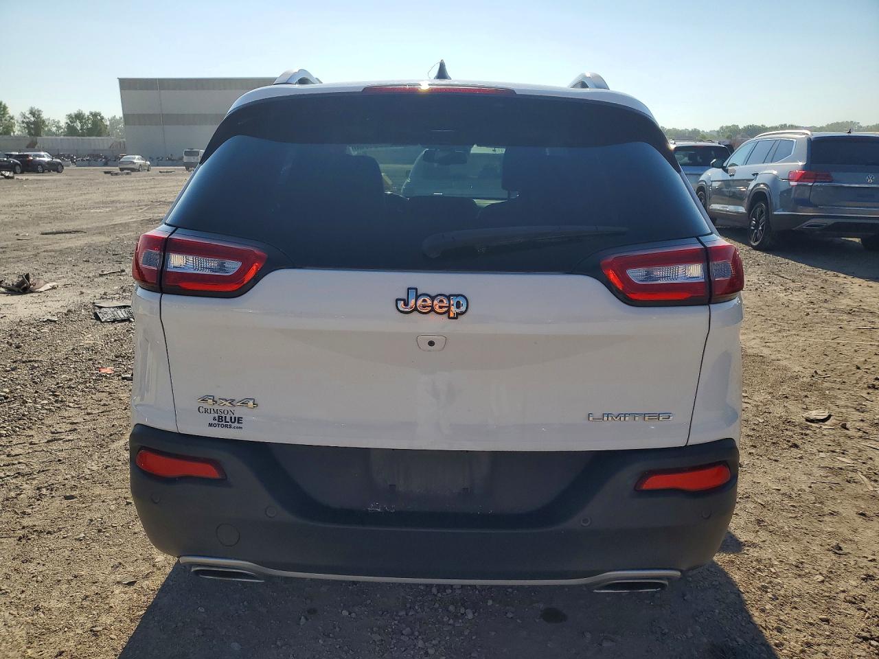 2015 Jeep Cherokee Limited White vin: 1C4PJMDS7FW599581