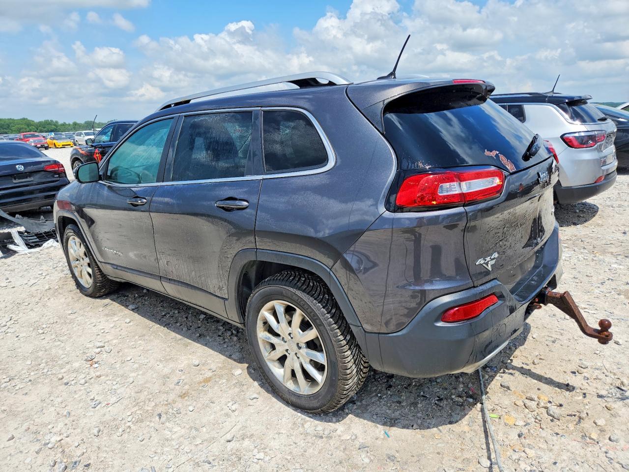 2015 Jeep Cherokee Limited Gray vin: 1C4PJMDS7FW639741