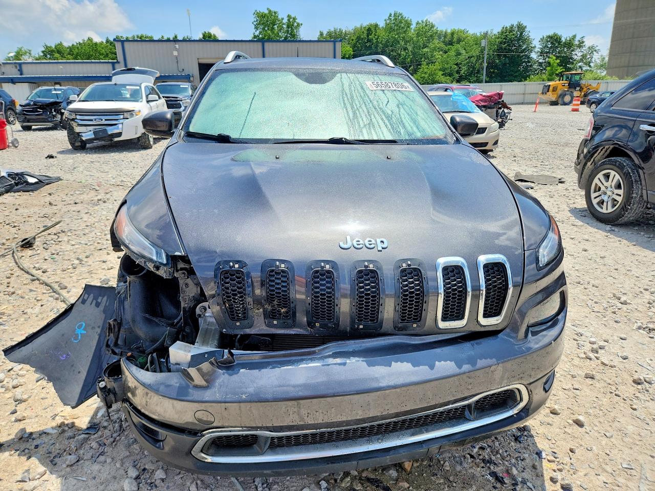 2015 Jeep Cherokee Limited Gray vin: 1C4PJMDS7FW639741