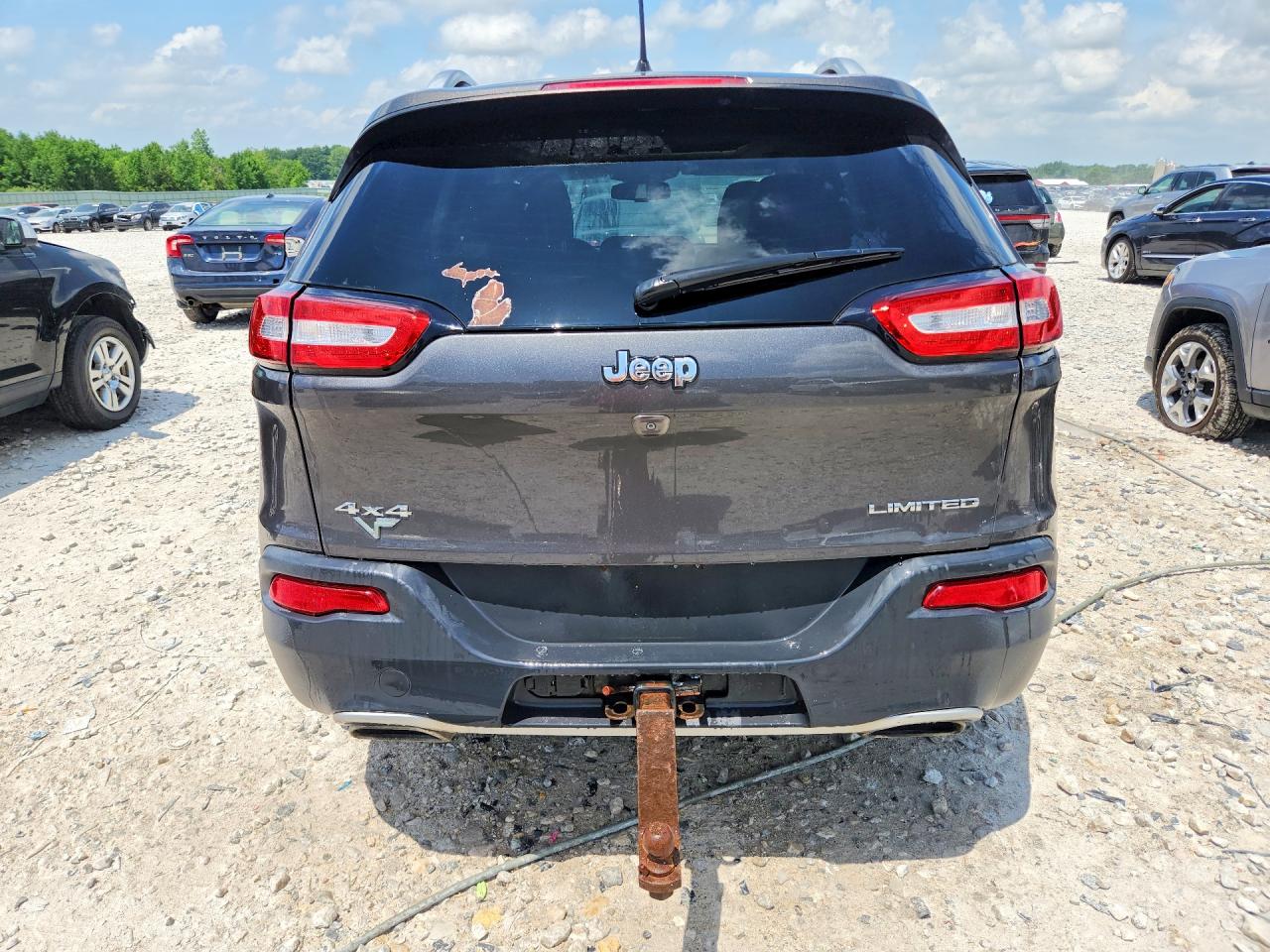 2015 Jeep Cherokee Limited Gray vin: 1C4PJMDS7FW639741
