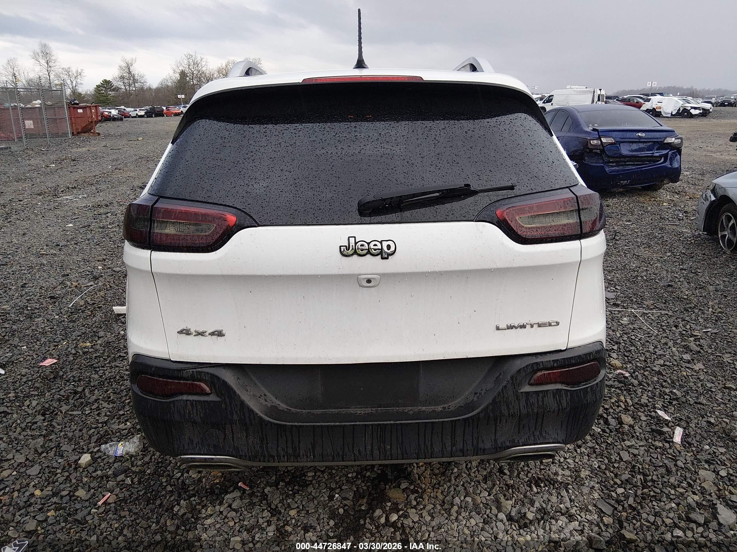 2015 Jeep Cherokee Limited White vin: 1C4PJMDS7FW660329