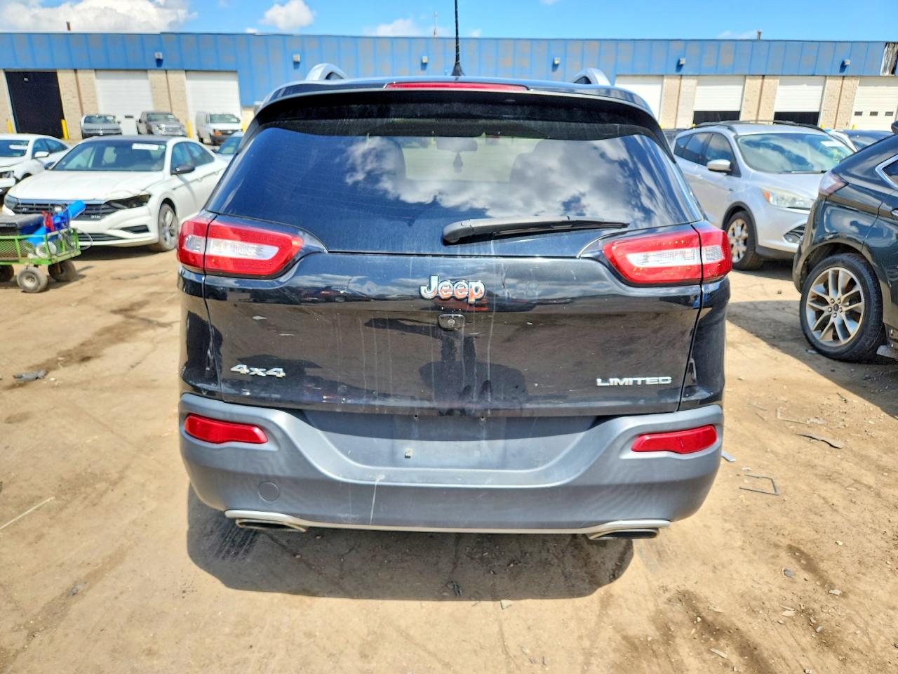 2015 Jeep Cherokee Limited Black vin: 1C4PJMDS7FW664400