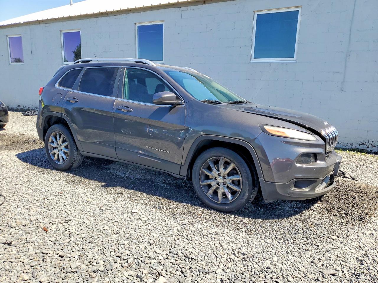 2015 Jeep Cherokee Limited Gray vin: 1C4PJMDS7FW686185