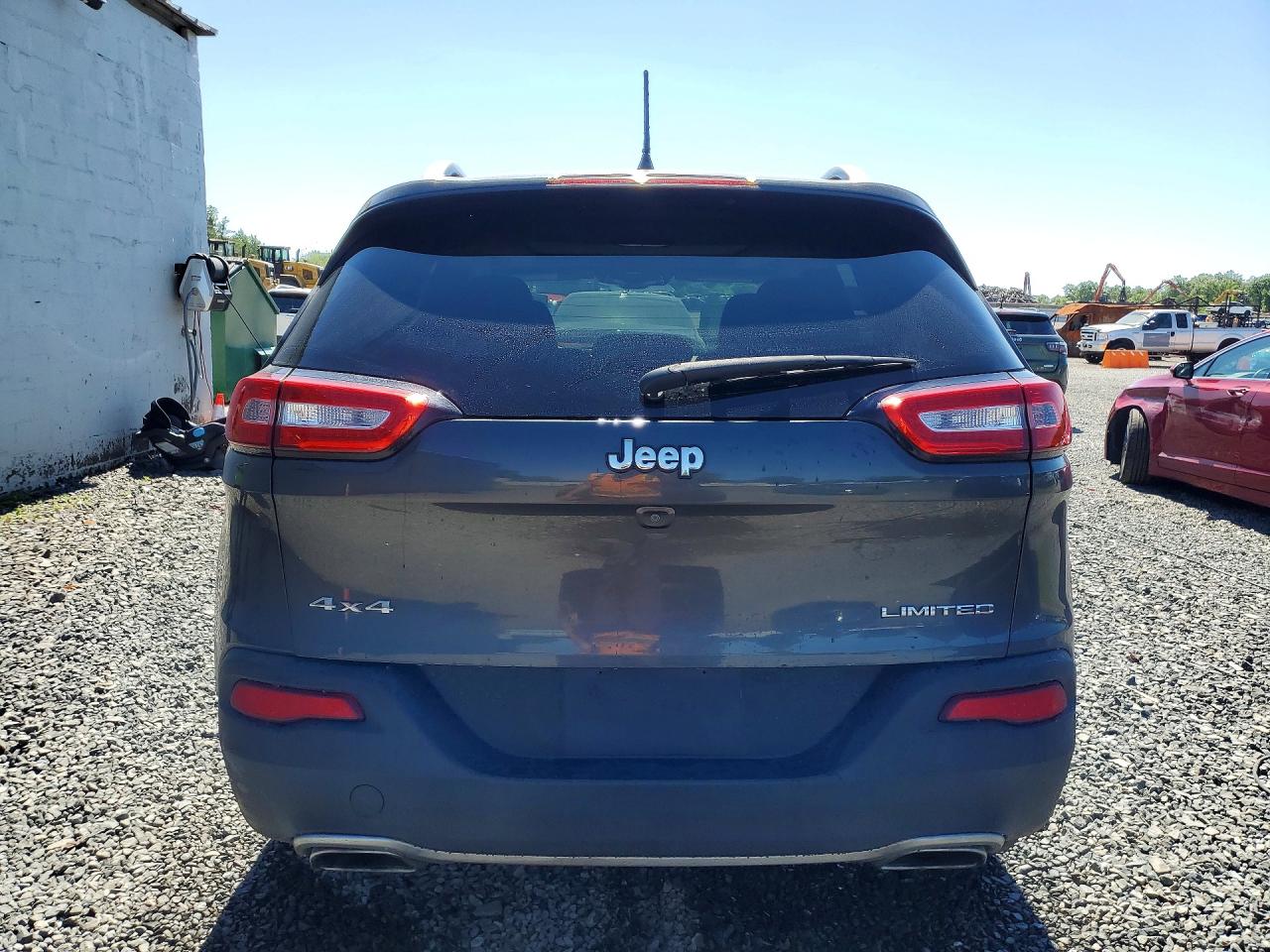 2015 Jeep Cherokee Limited Gray vin: 1C4PJMDS7FW686185