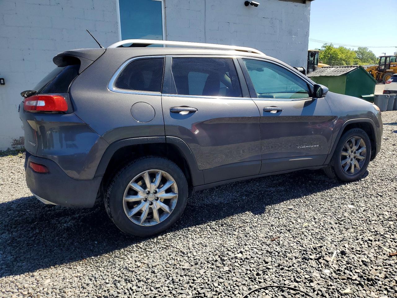 2015 Jeep Cherokee Limited Gray vin: 1C4PJMDS7FW686185