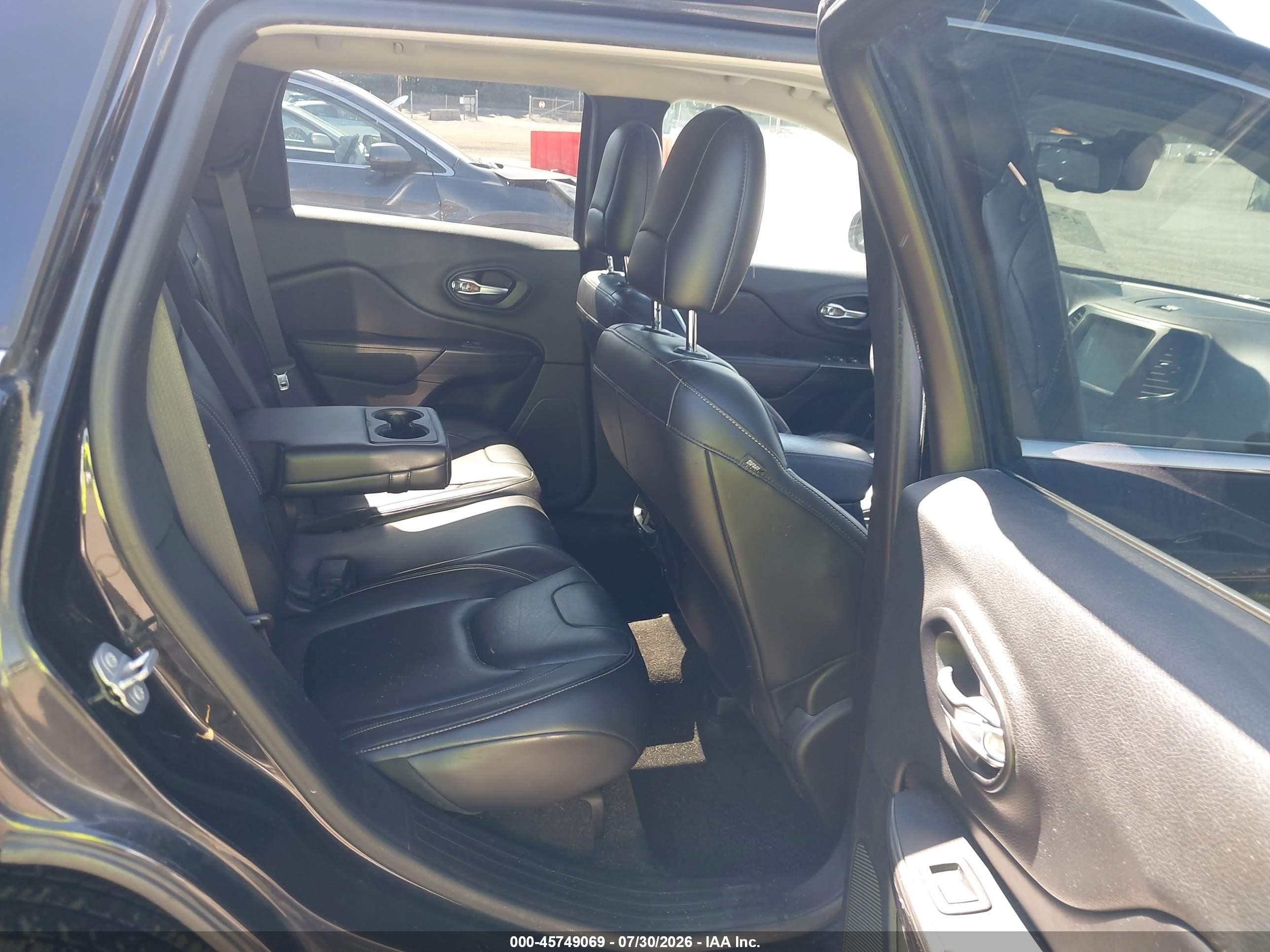 2015 Jeep Cherokee Limited Black vin: 1C4PJMDS7FW758535