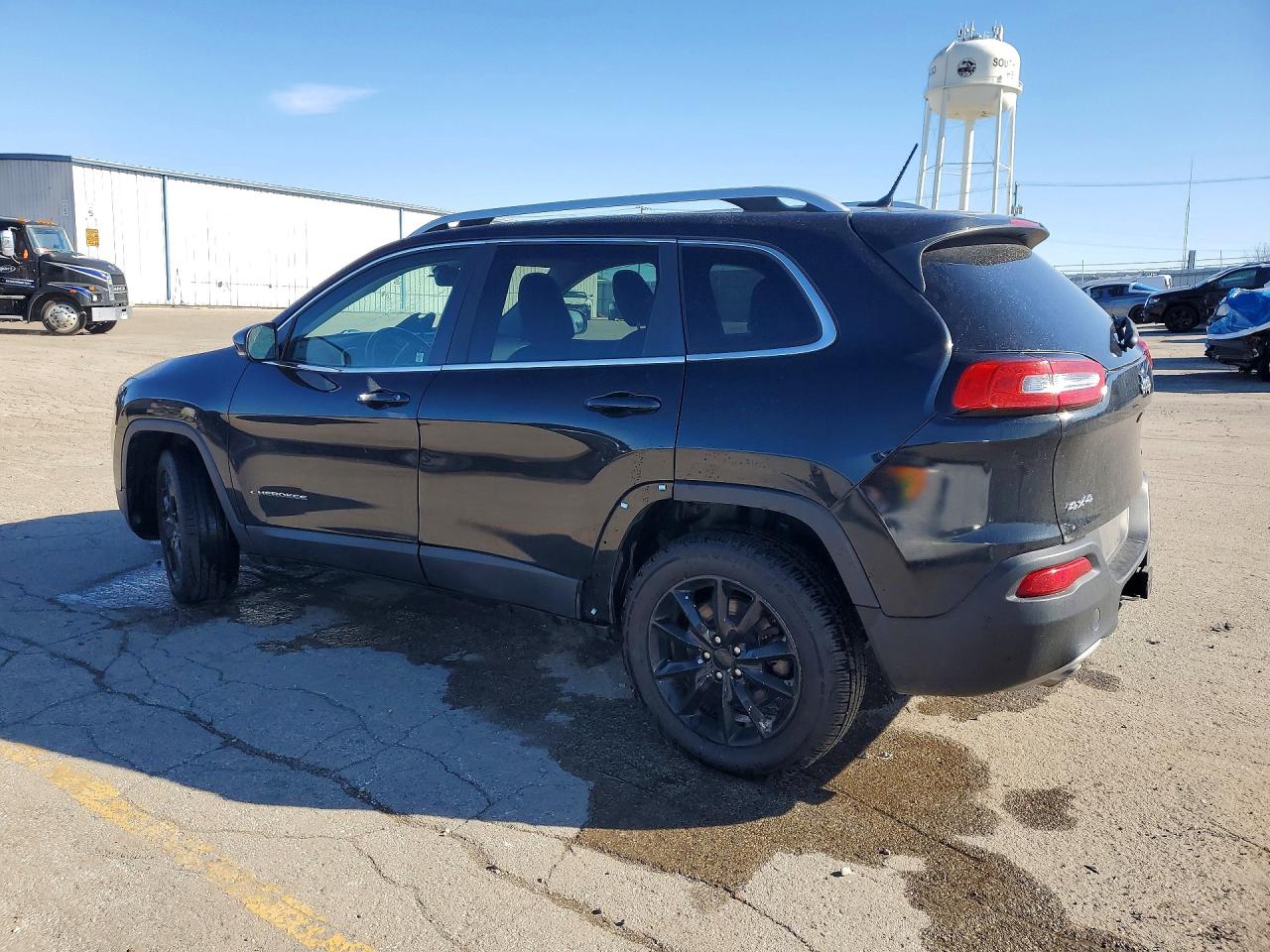 2014 Jeep Cherokee Limited Black vin: 1C4PJMDS8EW140297