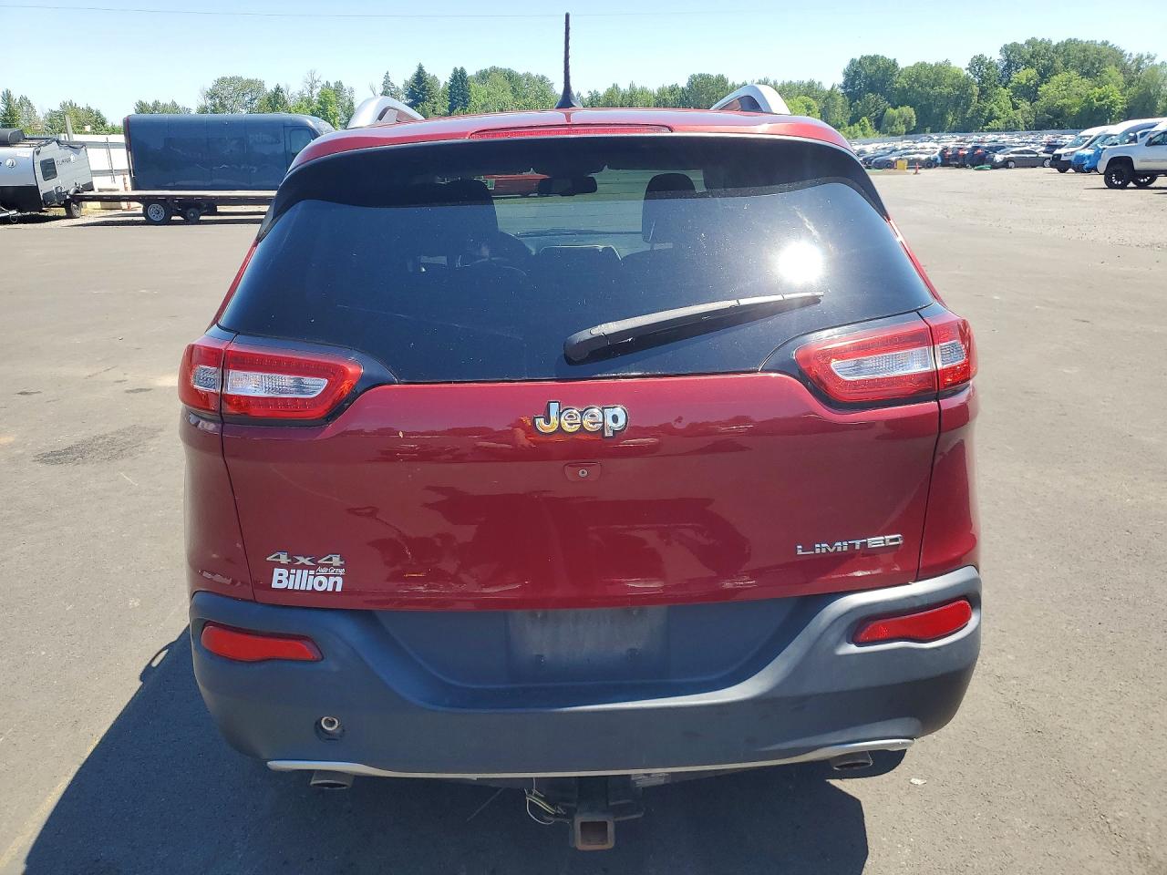 2014 Jeep Cherokee Limited Maroon vin: 1C4PJMDS8EW150036