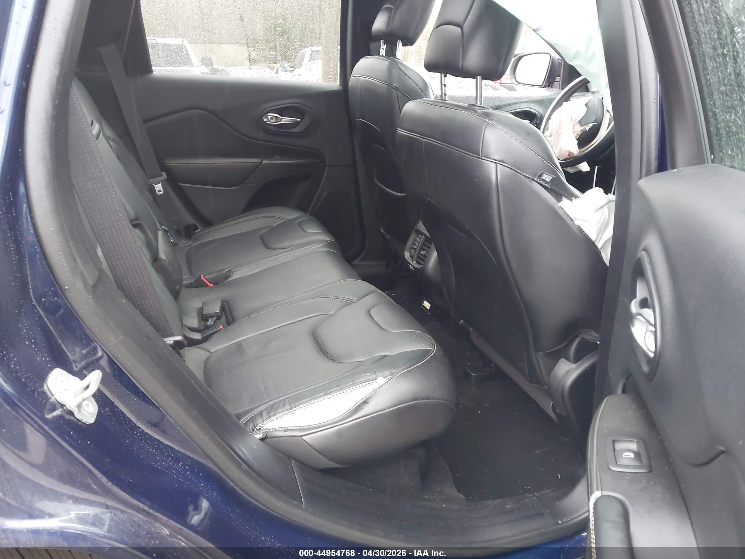 2014 Jeep Cherokee Limited Blue vin: 1C4PJMDS8EW182081