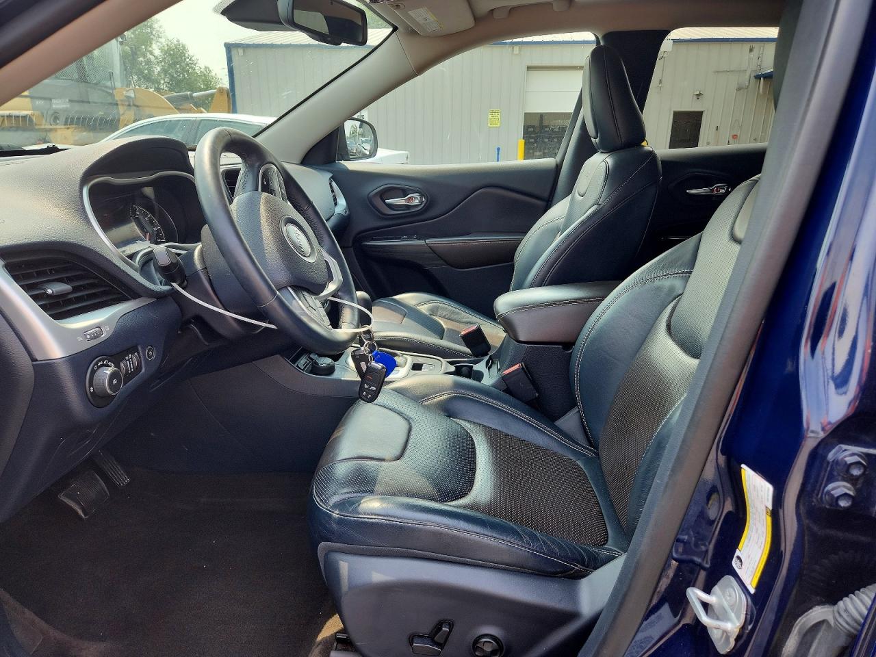 2014 Jeep Cherokee Limited Blue vin: 1C4PJMDS8EW187359