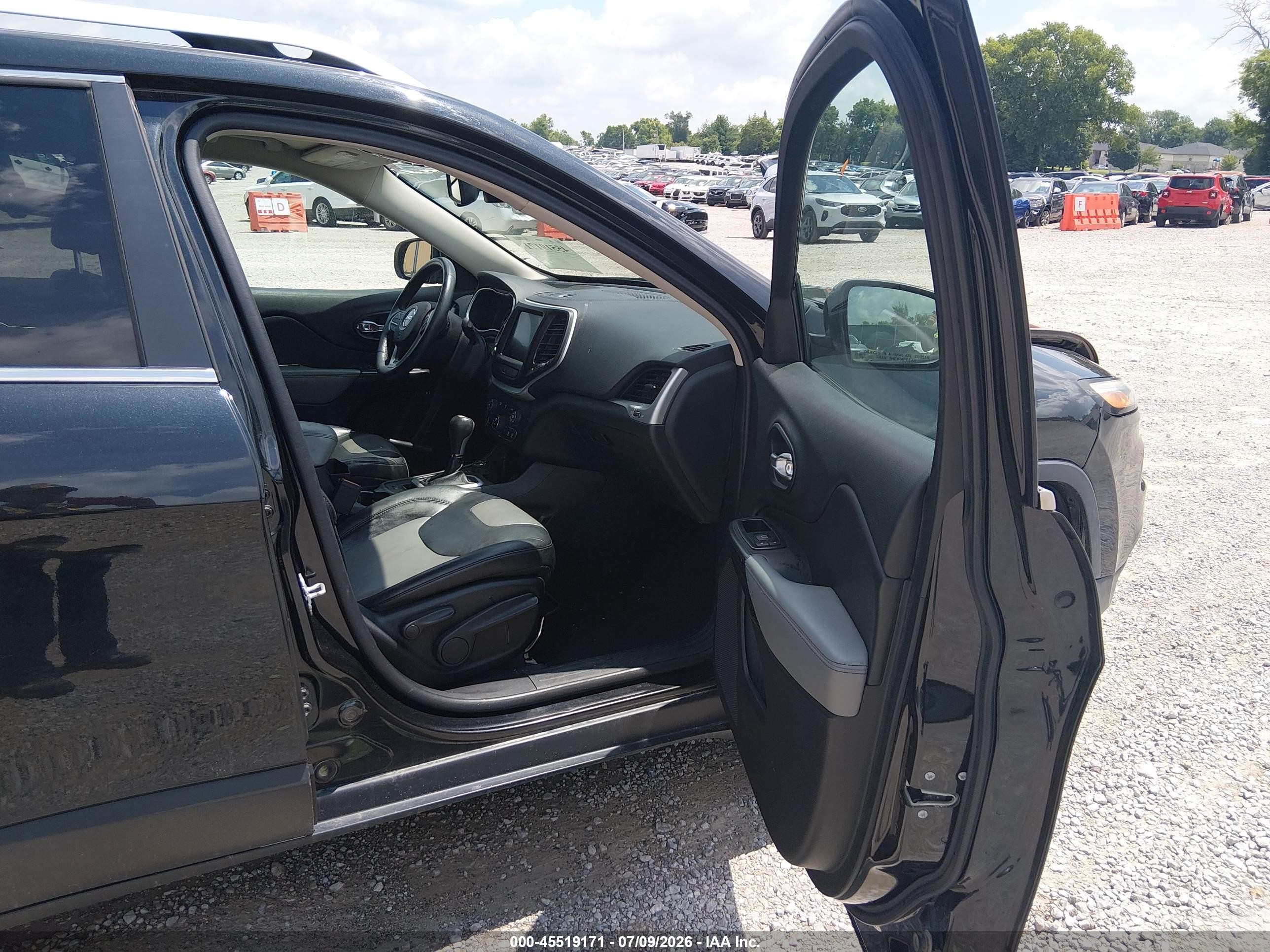 2014 Jeep Cherokee Limited Black vin: 1C4PJMDS8EW191668