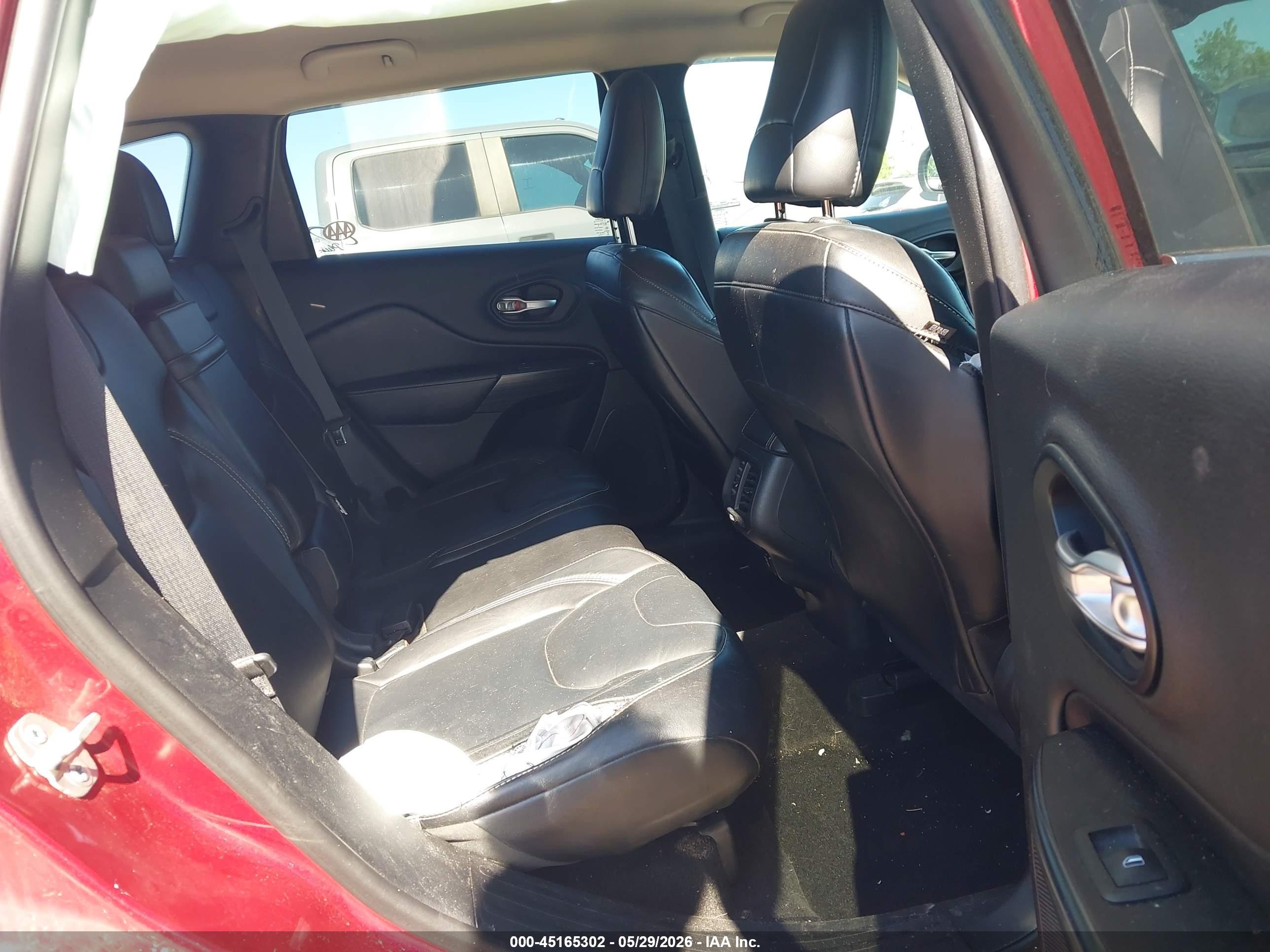 2014 Jeep Cherokee Limited Красный vin: 1C4PJMDS8EW213880