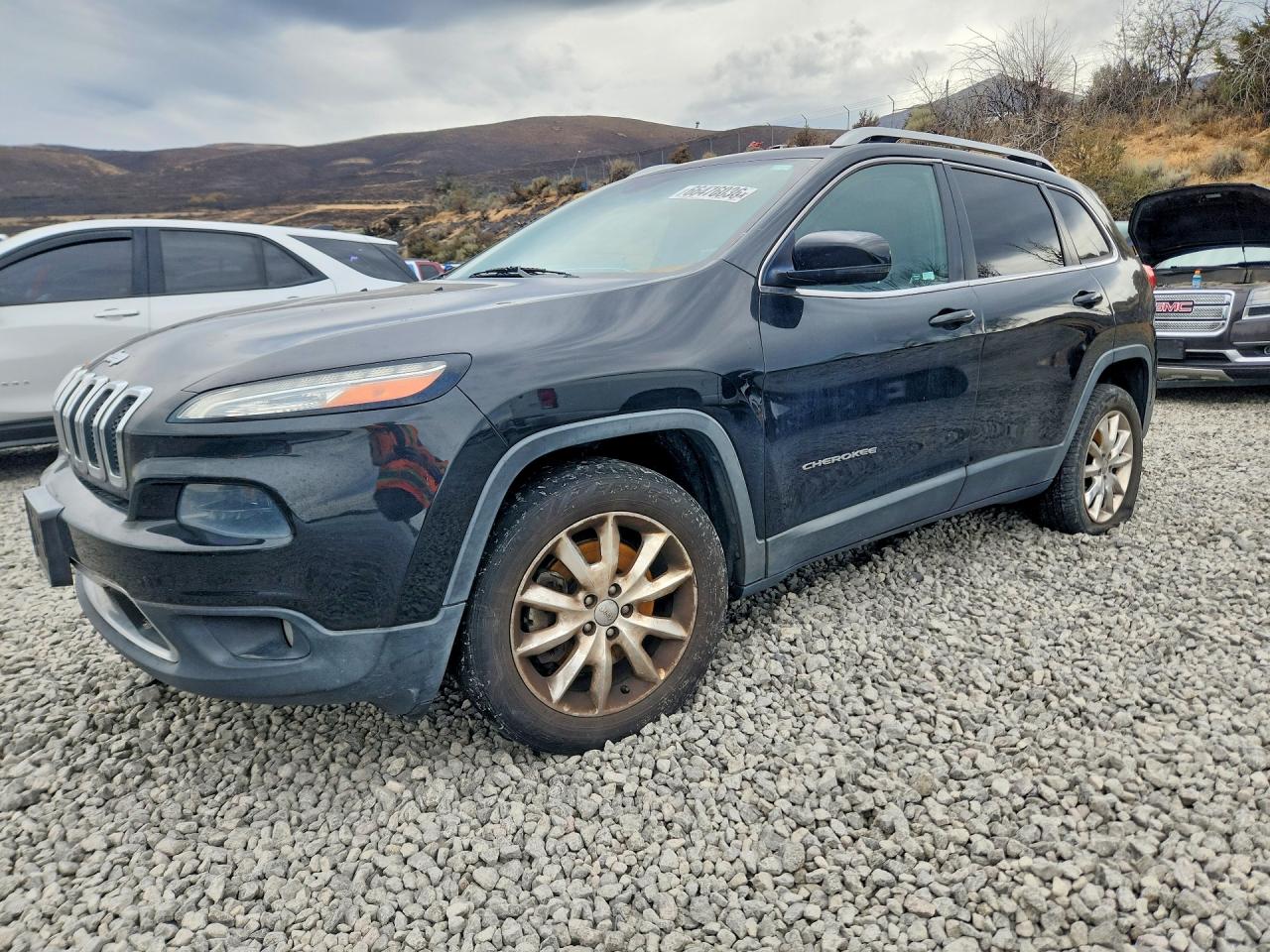 2014 Jeep Cherokee Limited Черный vin: 1C4PJMDS8EW240061