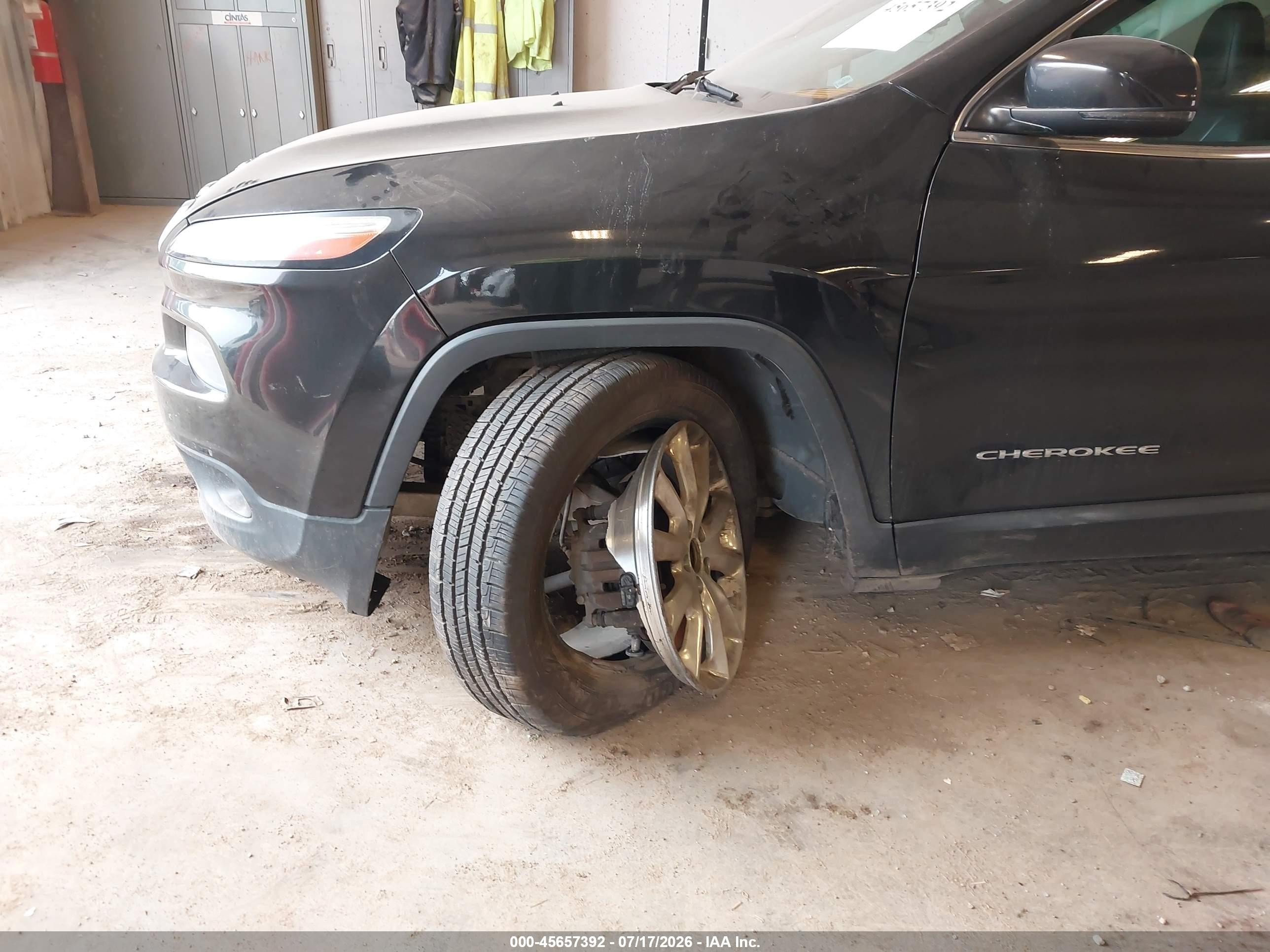2014 Jeep Cherokee Limited Black vin: 1C4PJMDS8EW253778