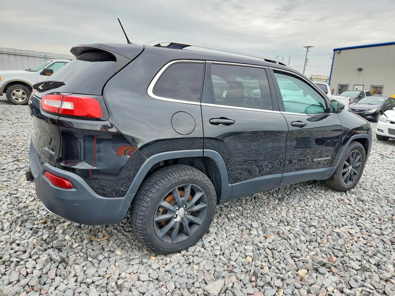2014 Jeep Cherokee Limited Black vin: 1C4PJMDS8EW266207