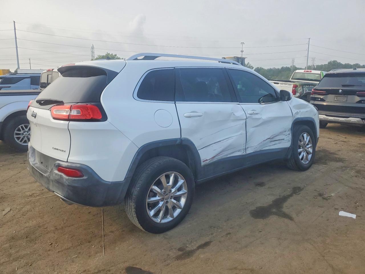 2014 Jeep Cherokee Limited Белый vin: 1C4PJMDS8EW276512