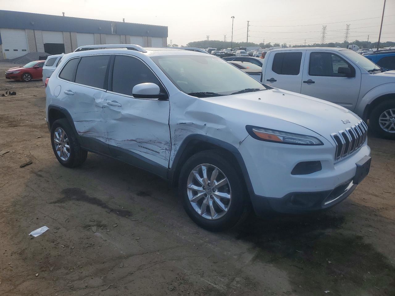 2014 Jeep Cherokee Limited Белый vin: 1C4PJMDS8EW276512