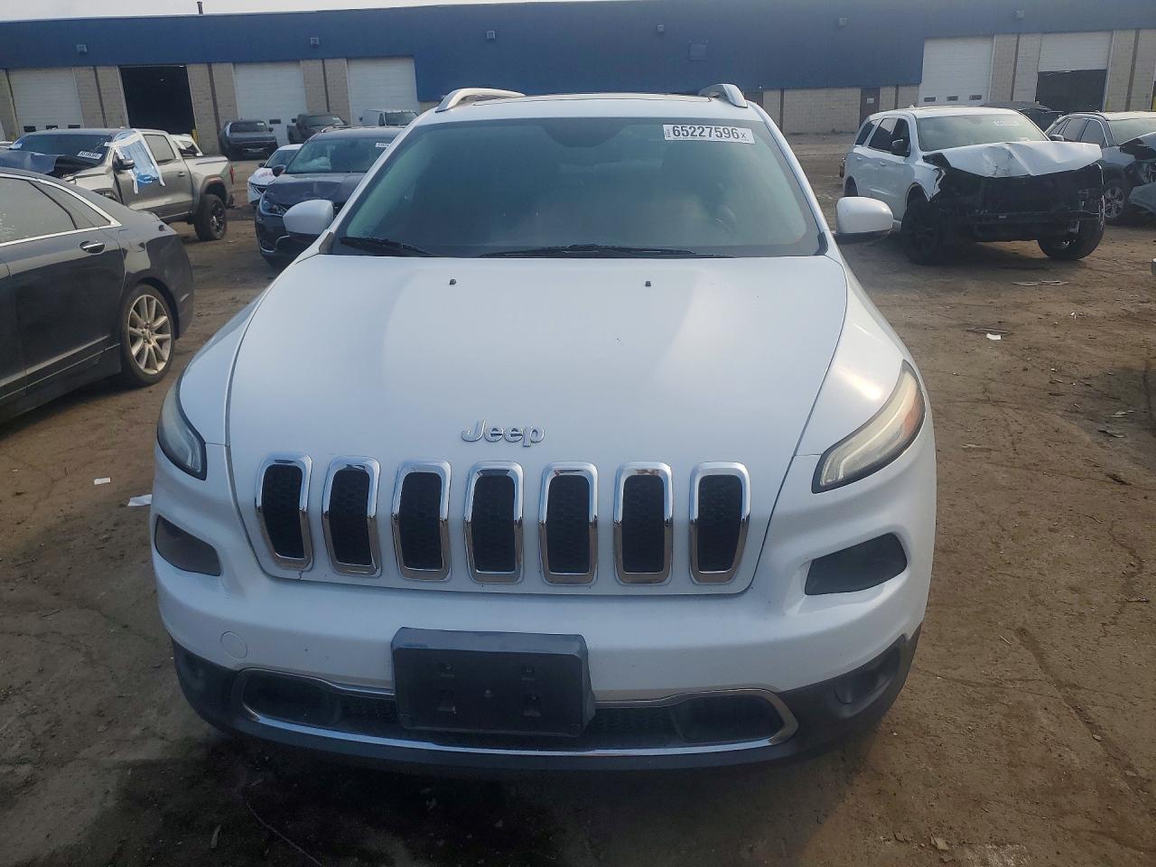 2014 Jeep Cherokee Limited Белый vin: 1C4PJMDS8EW276512