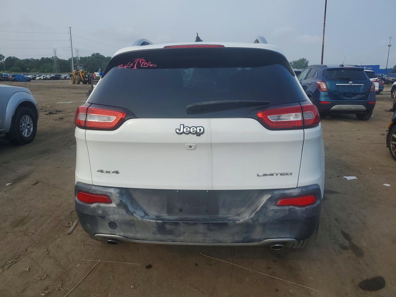 2014 Jeep Cherokee Limited Белый vin: 1C4PJMDS8EW276512