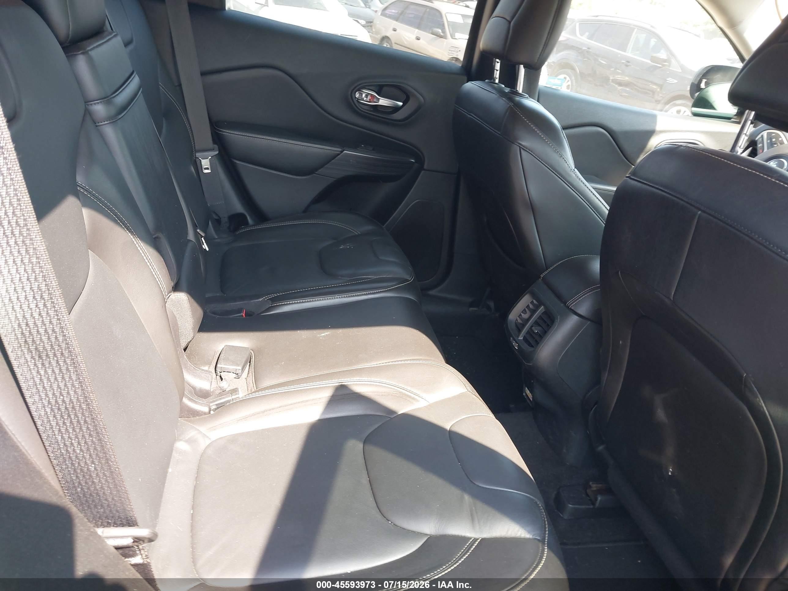 2015 Jeep Cherokee Limited Black vin: 1C4PJMDS8FW630515