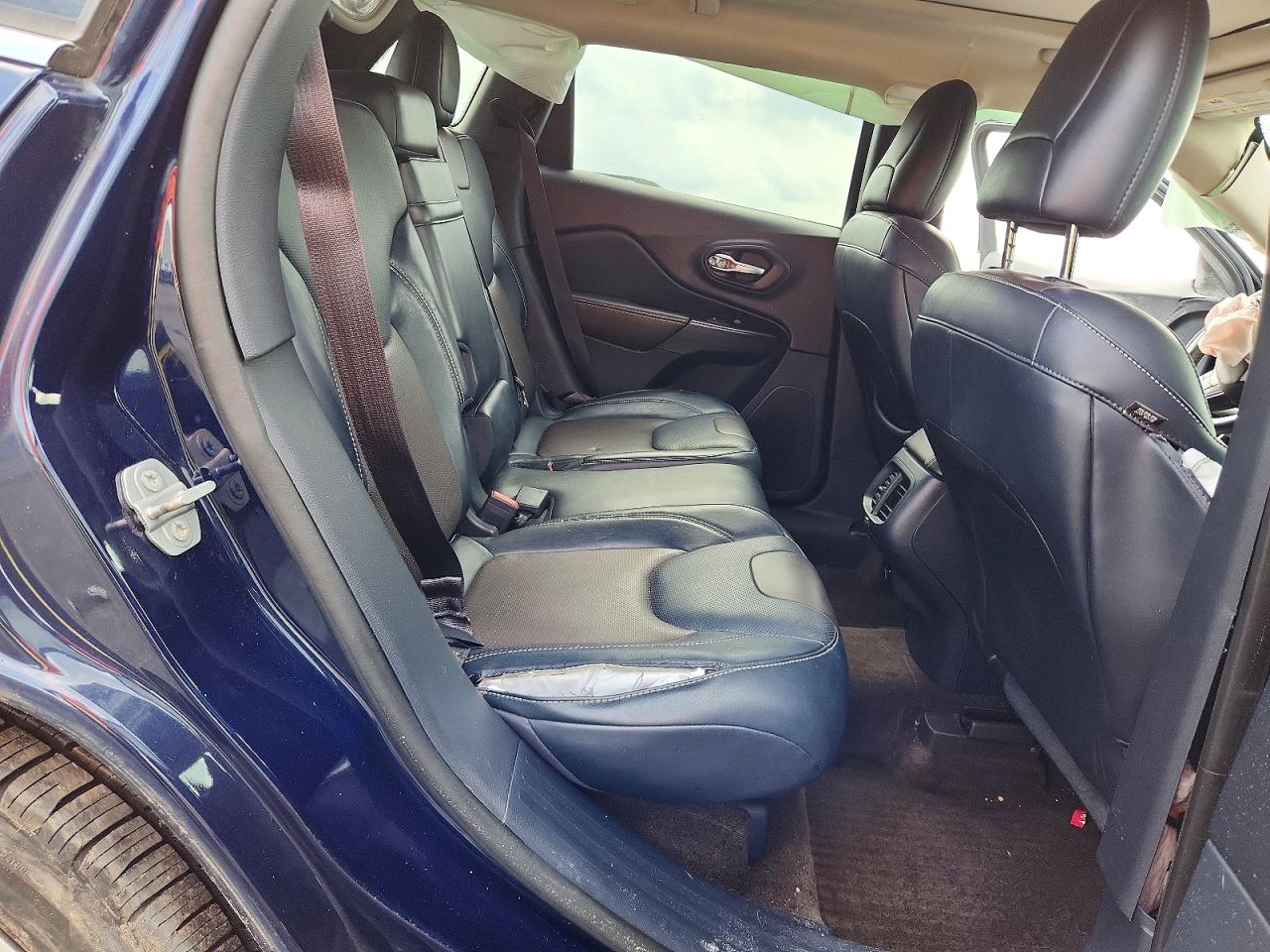 2015 Jeep Cherokee Limited Blue vin: 1C4PJMDS8FW634631
