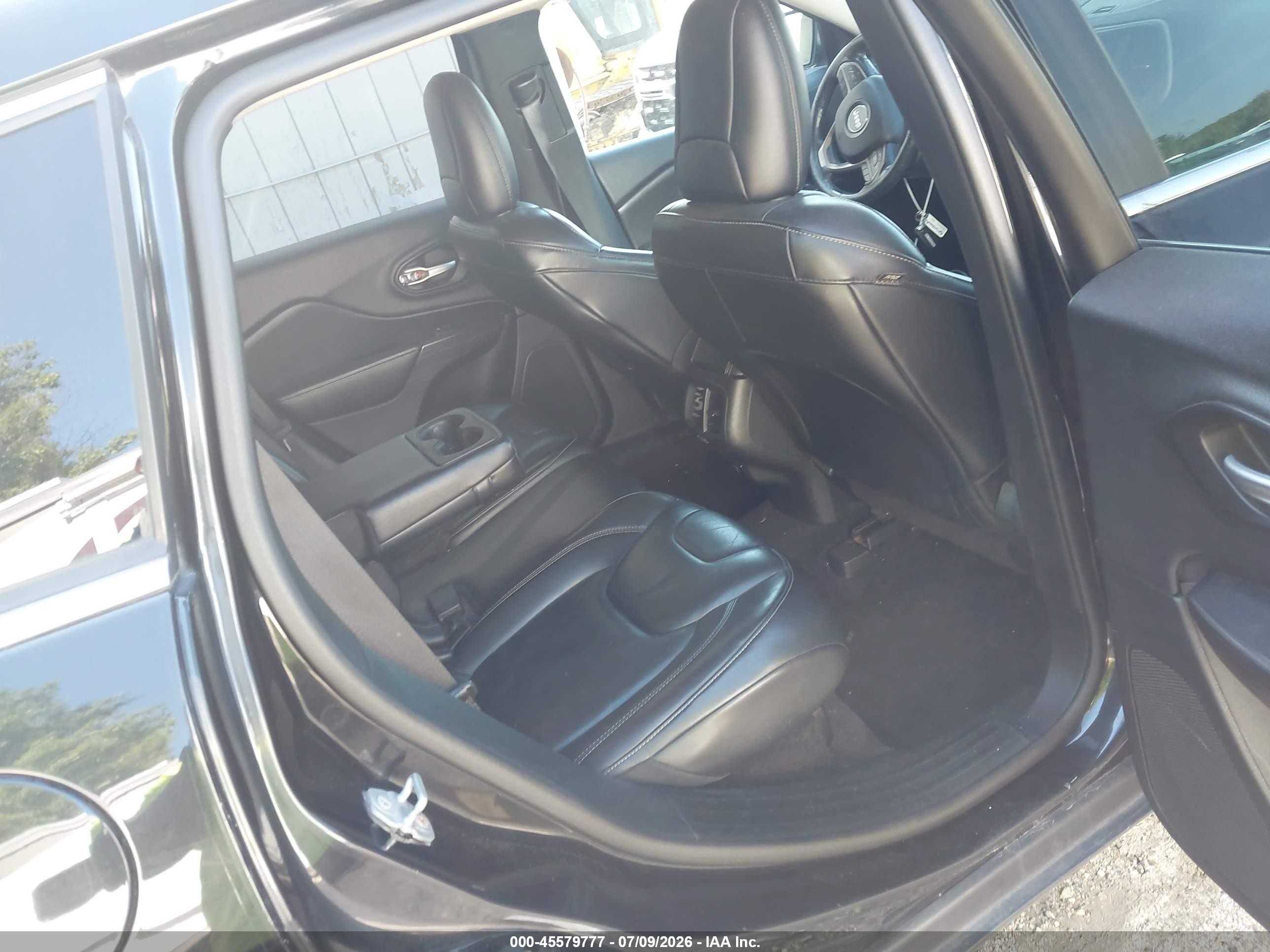 2015 Jeep Cherokee Limited Black vin: 1C4PJMDS8FW698068