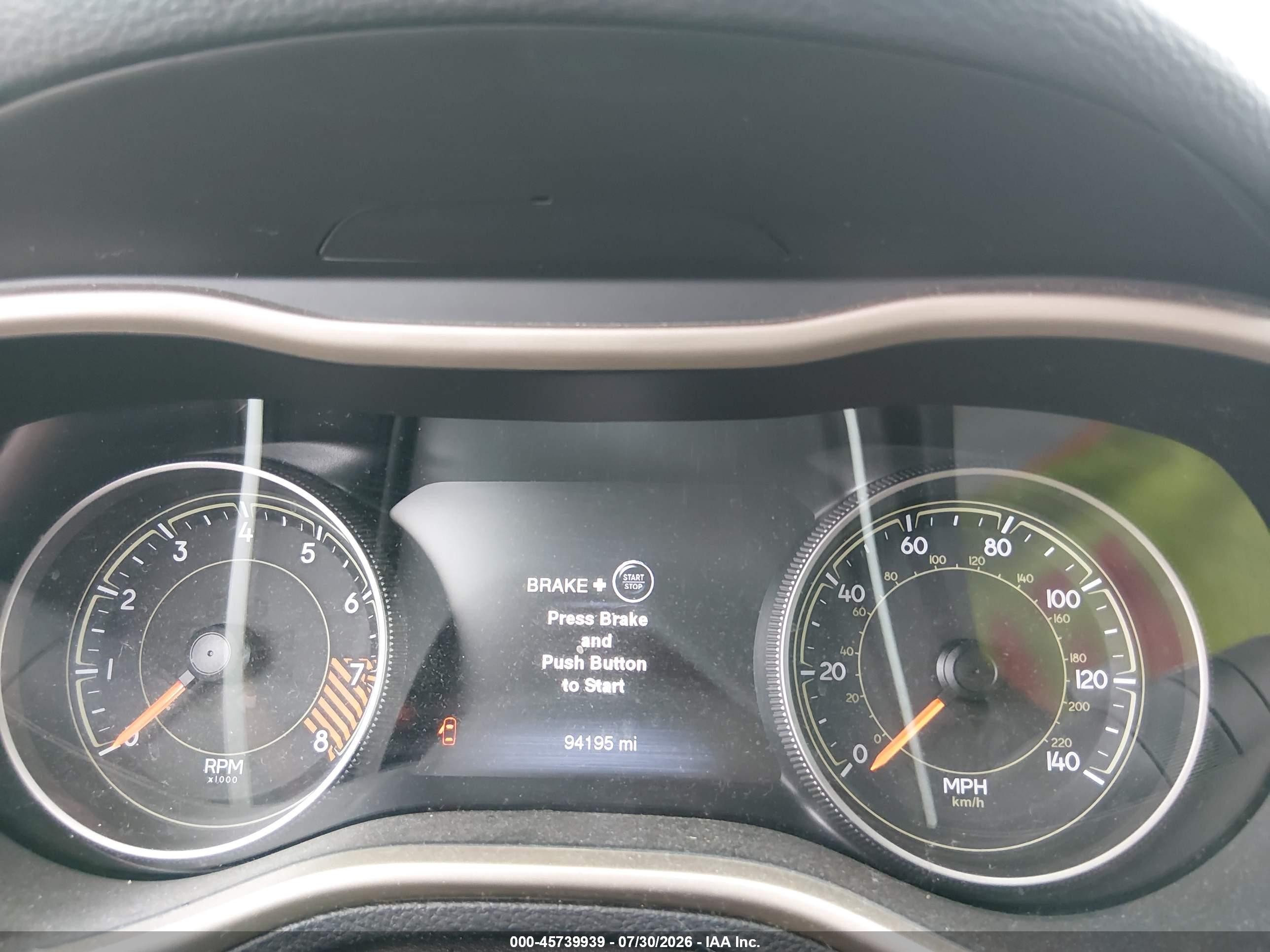 2015 Jeep Cherokee Limited Серый vin: 1C4PJMDS8FW779703