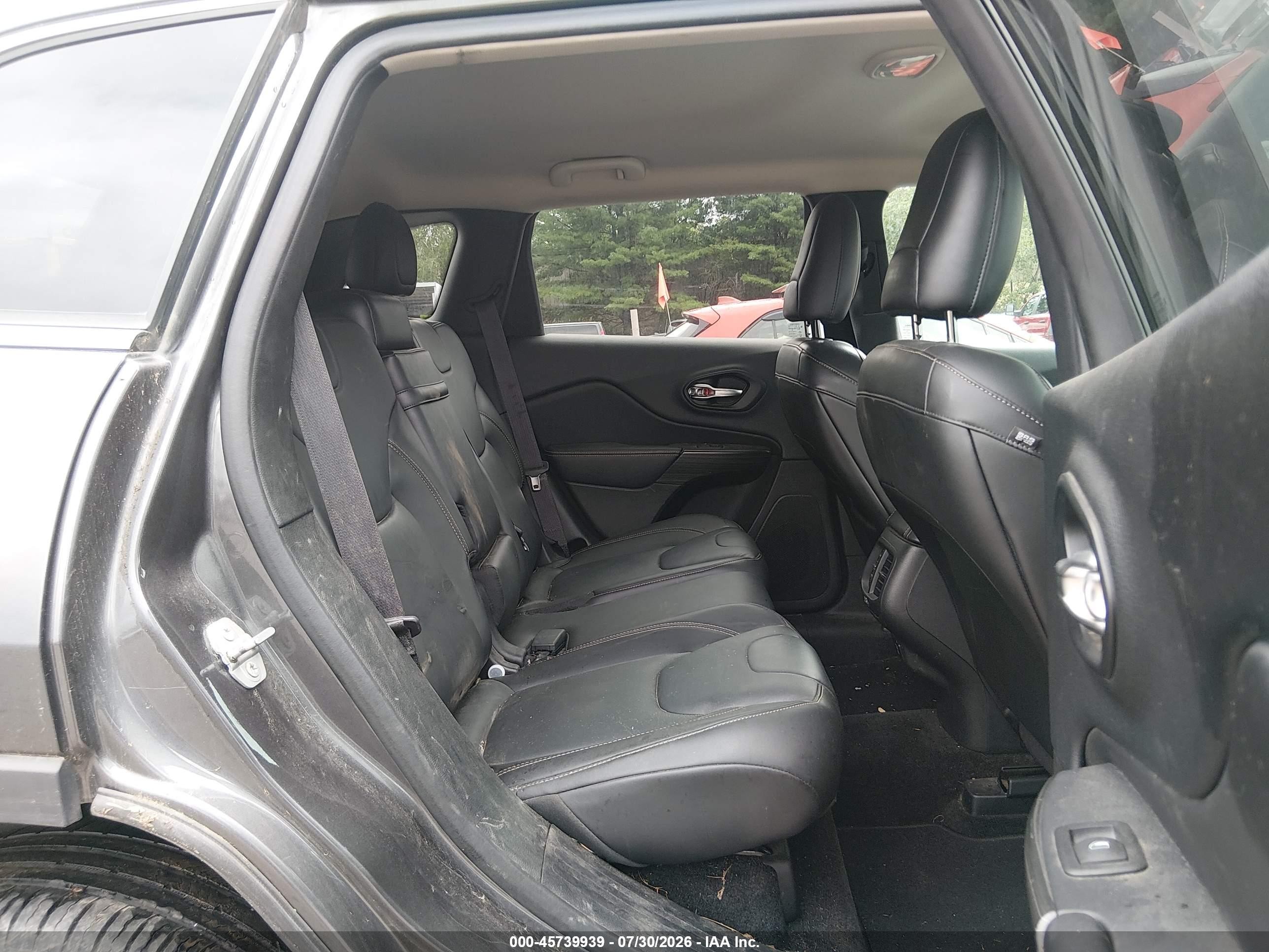2015 Jeep Cherokee Limited Серый vin: 1C4PJMDS8FW779703