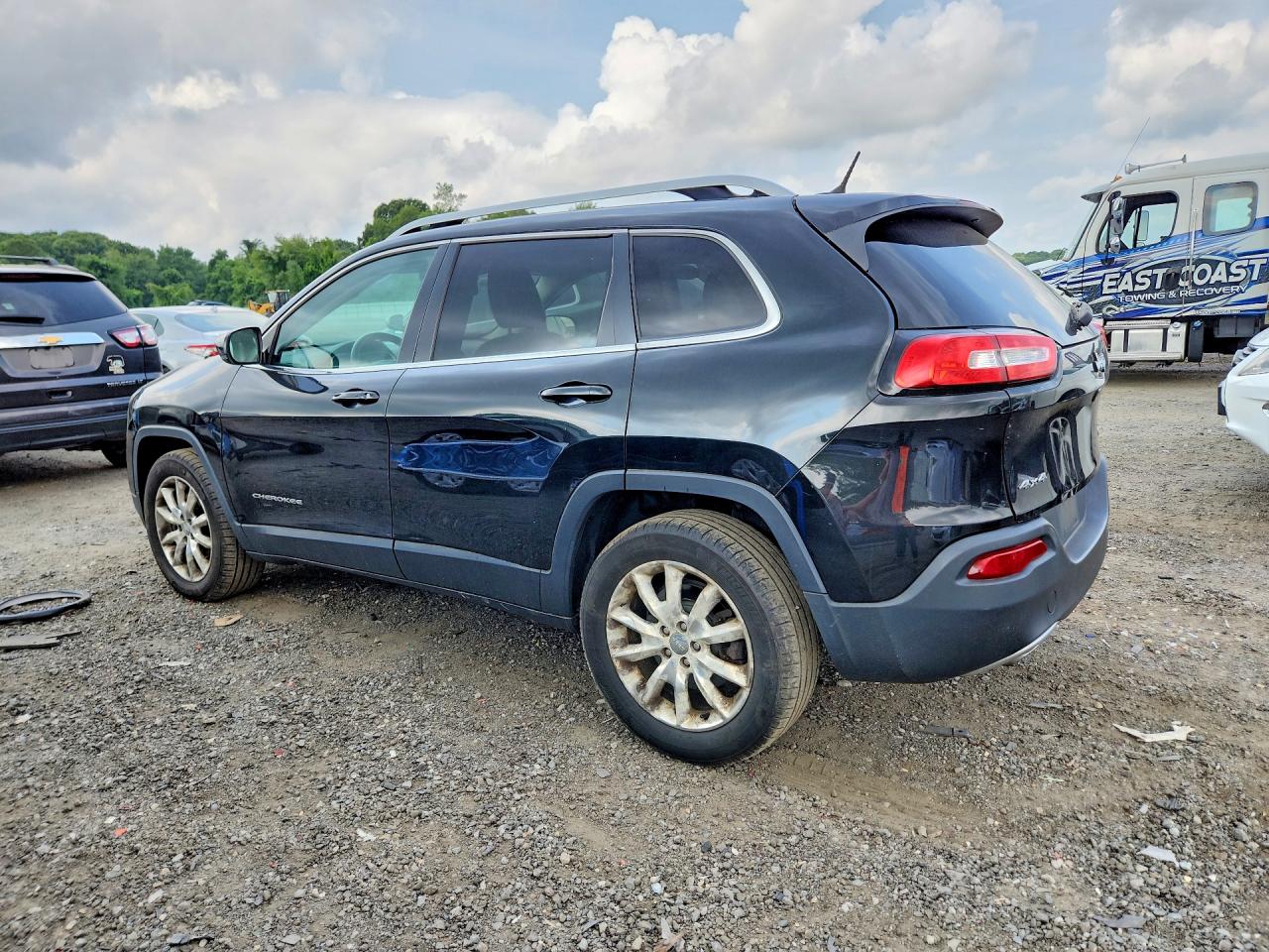 2014 Jeep Cherokee Limited Black vin: 1C4PJMDS9EW193218