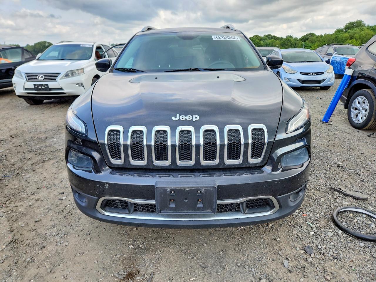 2014 Jeep Cherokee Limited Black vin: 1C4PJMDS9EW193218
