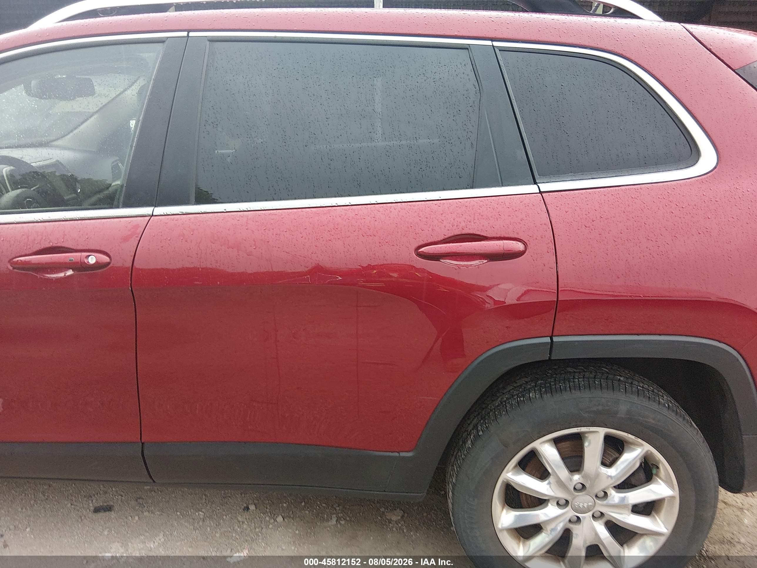 2014 Jeep Cherokee Limited Red vin: 1C4PJMDS9EW216559