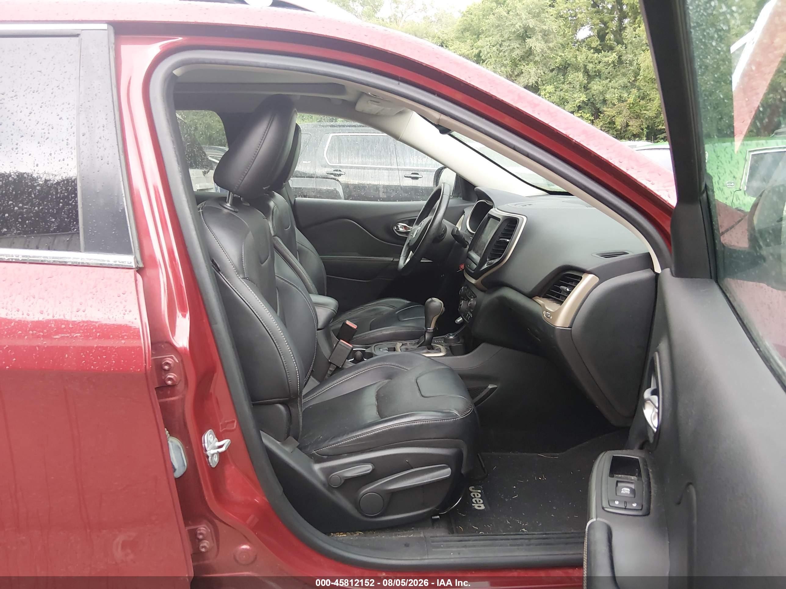 2014 Jeep Cherokee Limited Red vin: 1C4PJMDS9EW216559