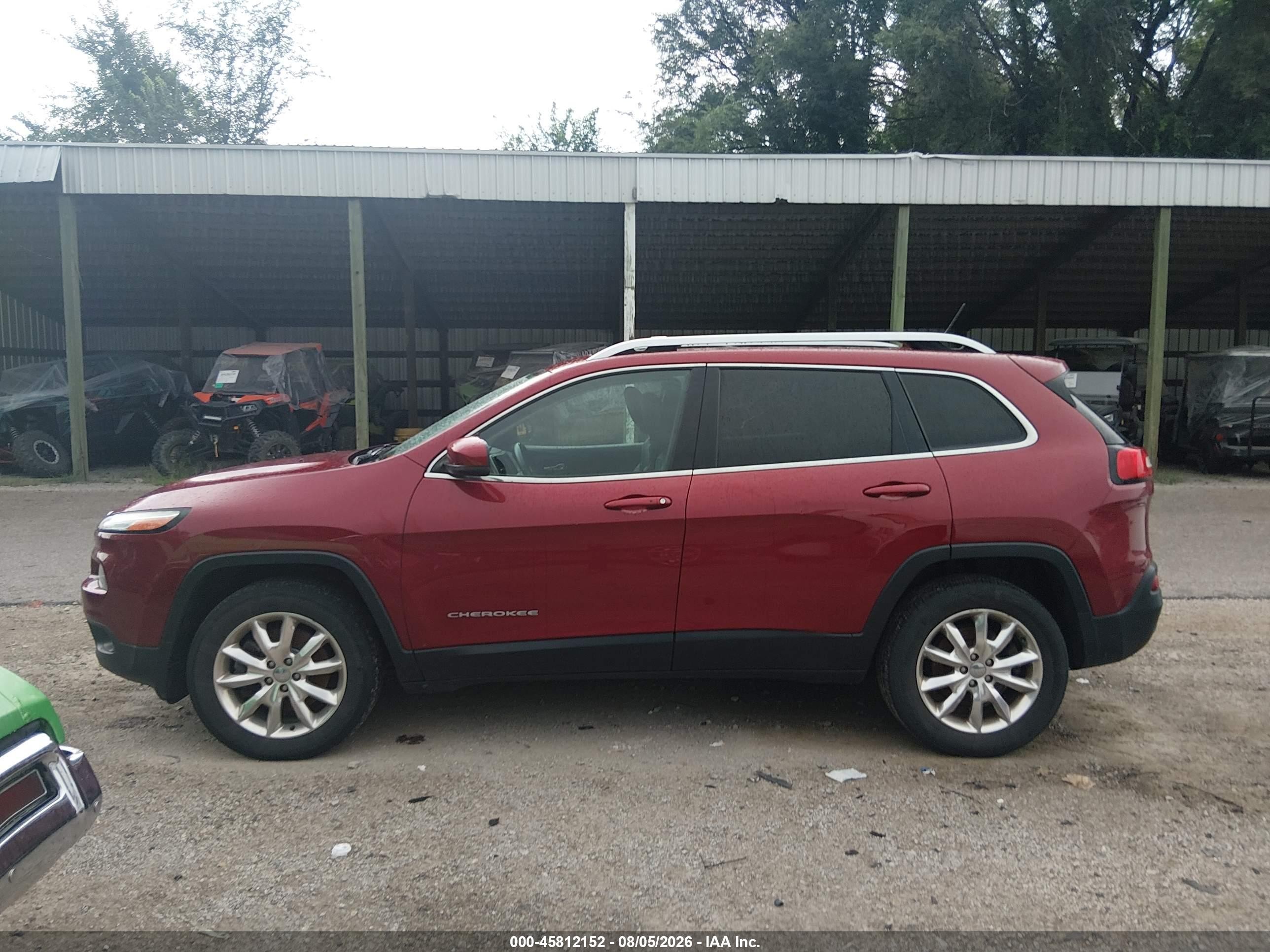 2014 Jeep Cherokee Limited Red vin: 1C4PJMDS9EW216559
