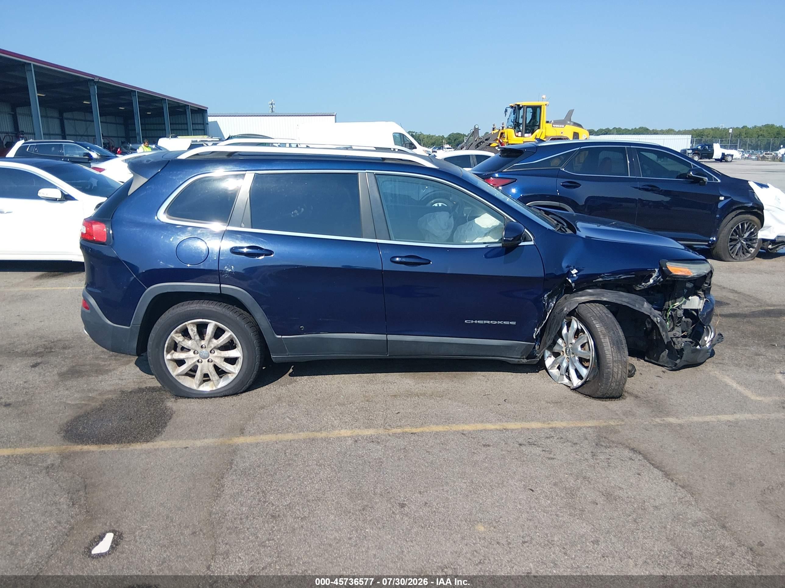 2014 Jeep Cherokee Limited Black vin: 1C4PJMDS9EW231482